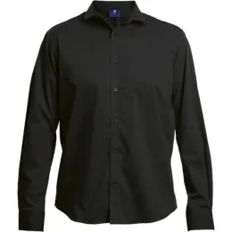 Mens Slim Fit Lounge Long Sleeve Black